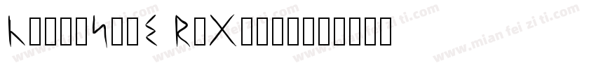 CamvaSams Regular字体转换